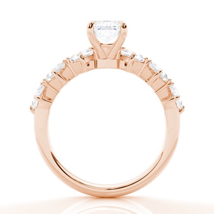 Zinken Moissanit Verlobungsring