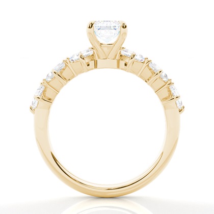 Zinken Moissanit Verlobungsring