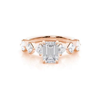 Prong Set Moissanite Engagement Ring