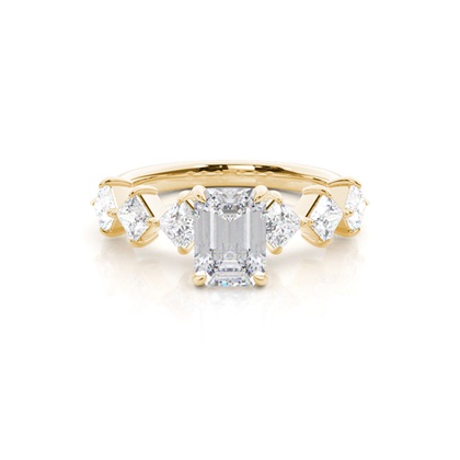 Prong Set Moissanite Engagement Ring