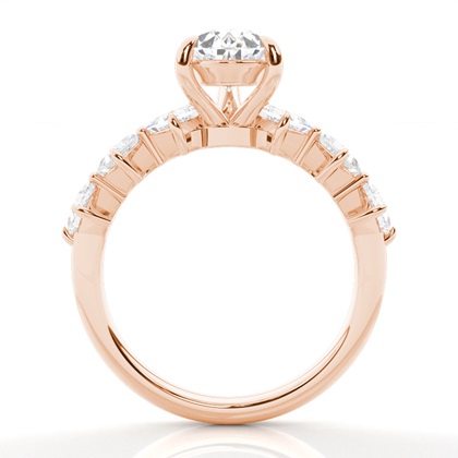 Zinken Diamanten Verlobungsring