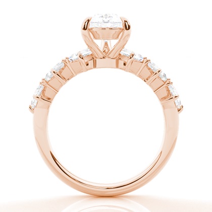 Zinken Moissanit Verlobungsring