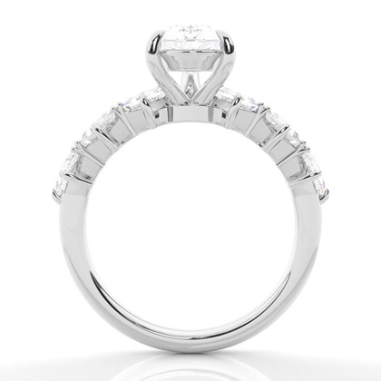 Zinken Moissanit Verlobungsring