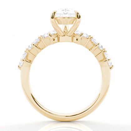 Zinken Moissanit Verlobungsring