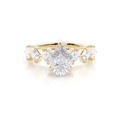 Prong Set Moissanite Engagement Ring