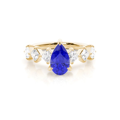Prong Set Tanzanite Engagement Ring