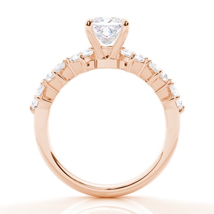 Zinken Moissanit Verlobungsring