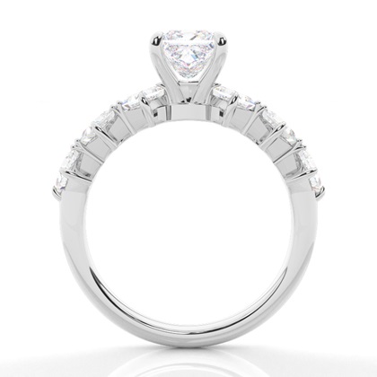 Zinken Moissanit Verlobungsring