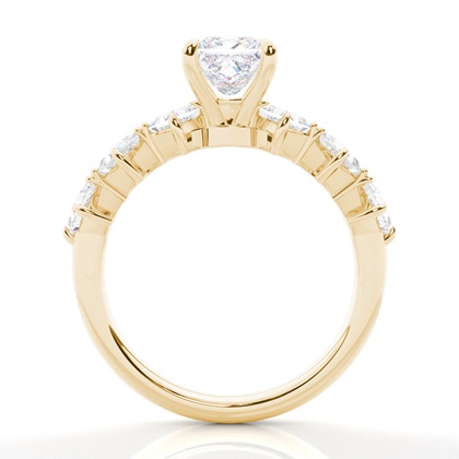 Zinken Moissanit Verlobungsring