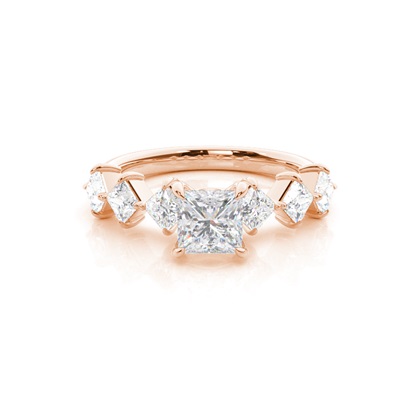 Prong Set Moissanite Engagement Ring
