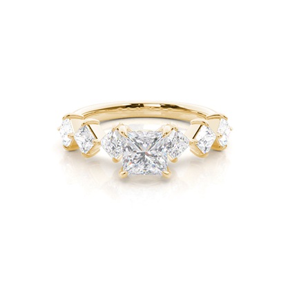 Prong Set Moissanite Engagement Ring