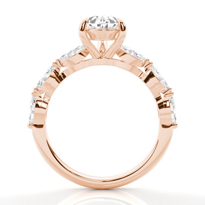 Zinken Diamanten Verlobungsring