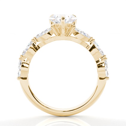 Zinken Diamanten Verlobungsring