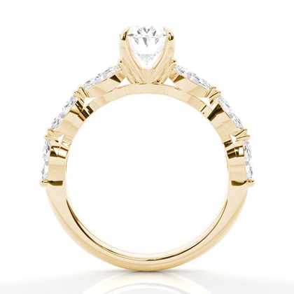 Zinken Diamanten Verlobungsring