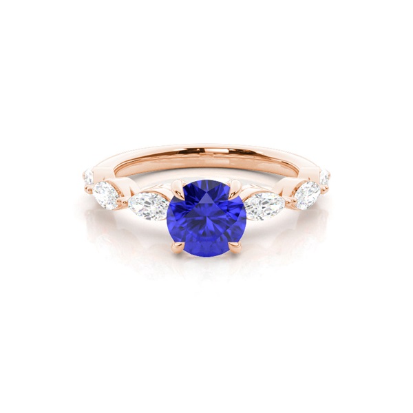 Prong Set Tanzanite Engagement Ring