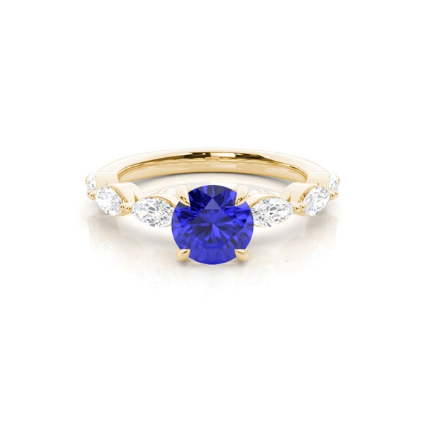 Prong Set Tanzanite Engagement Ring