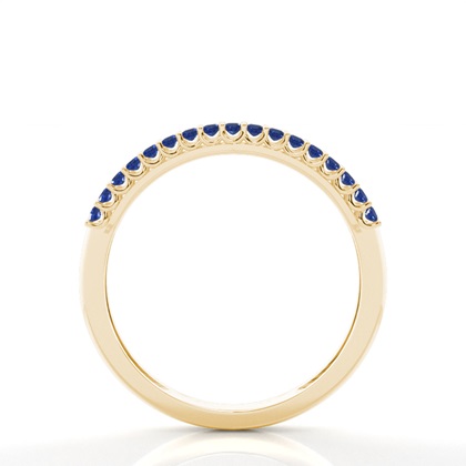 Brilliant Gelbgold Saphir Diamantringe