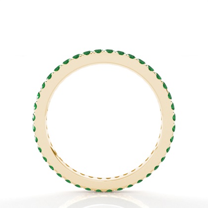 Mikropflaster Smaragd Voller Ewigkeitsring