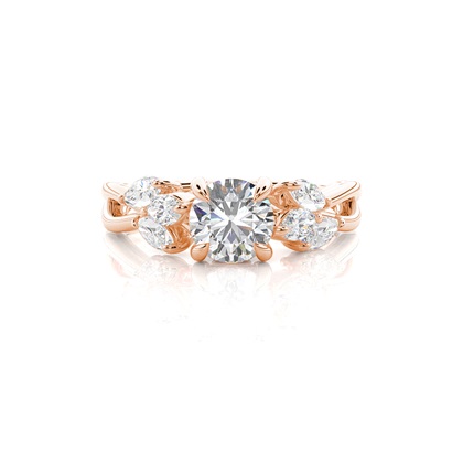 Rose Gold Diamond Engagement Rings