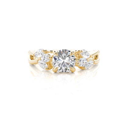 Yellow Gold Diamond Engagement Rings