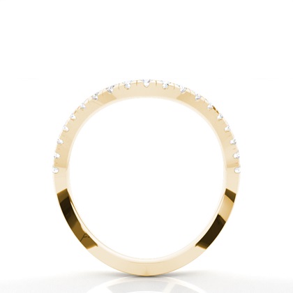 Gelbgold Frau Eheringe