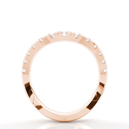 Rotgold Frau Eheringe