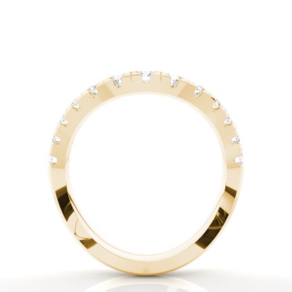 Gelbgold Frau Eheringe