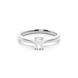 Diamant Verlobungsring in einer Krappenfassung