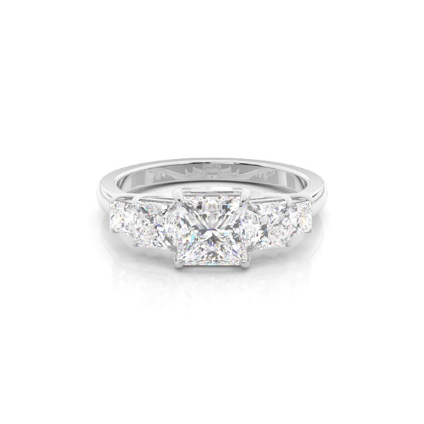 Prong Setting Diamond Five Stone Ring