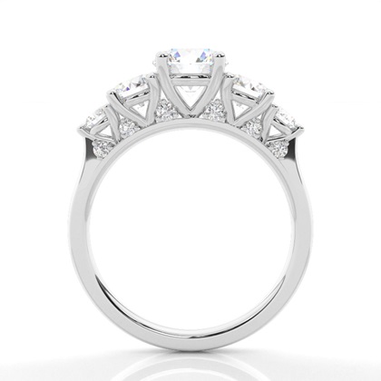 Brilliant Platin Trilogie Verlobungsringe