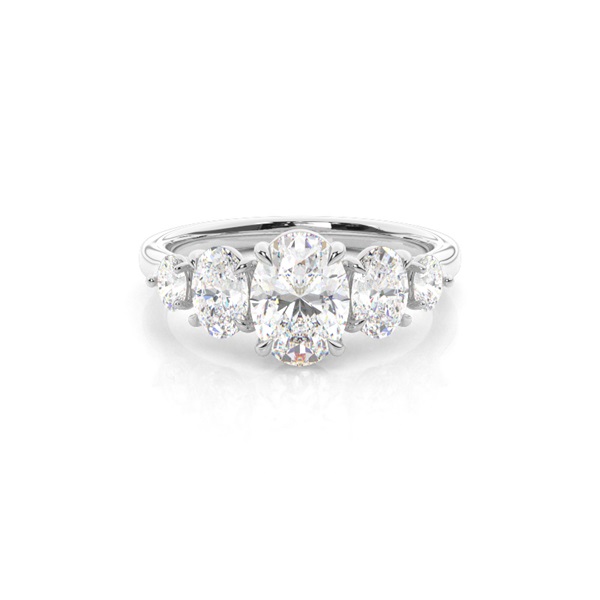 Prong Setting Diamond Five Stone Ring