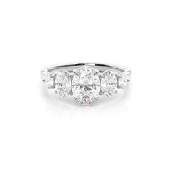 Prong Setting Diamond Five Stone Ring