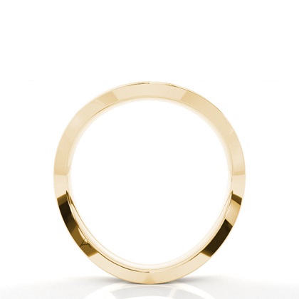 Gelbgold Frau Eheringe