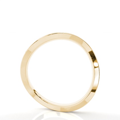 Gelbgold Frau Eheringe