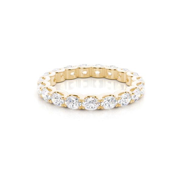 Split Prong Setting Oval Diamond Womens Wedding Ring