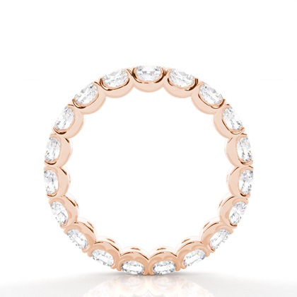 Split Prong Setting Oval Diamond Womens Wedding Ring