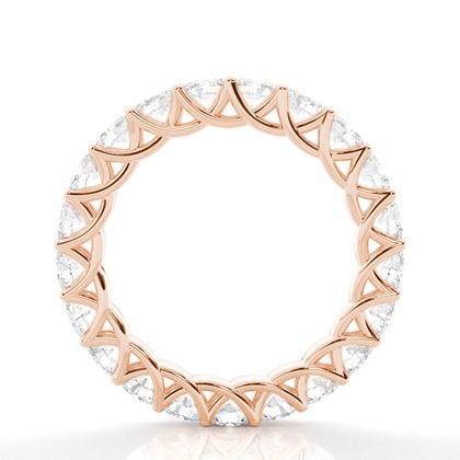 Prong Setting Oval Diamond Wedding Ring