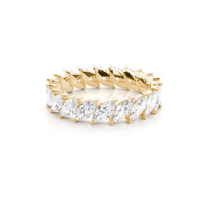 Prong Setting Marquise Diamond Womens Wedding Ring