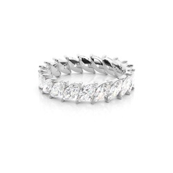 Krappenfassung Marquise Diamond Womens Ehering