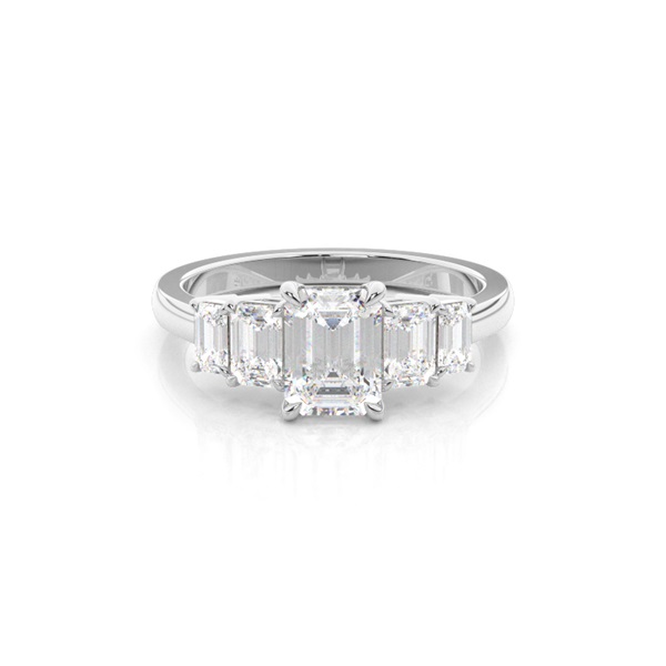 Prong Setting Diamond Five Stone Ring