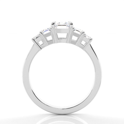 Smaragd Platin Trilogie Verlobungsringe