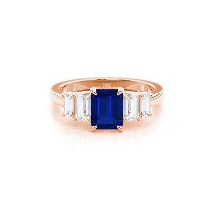 Baguette Diamond Engagement Rings 
