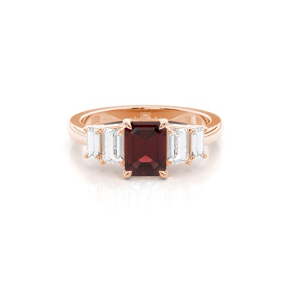 Baguette Diamond Engagement Rings 