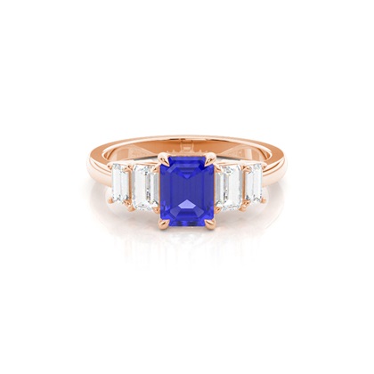 Baguette Diamond Engagement Rings 