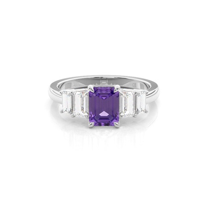 Baguette Diamond Engagement Rings 