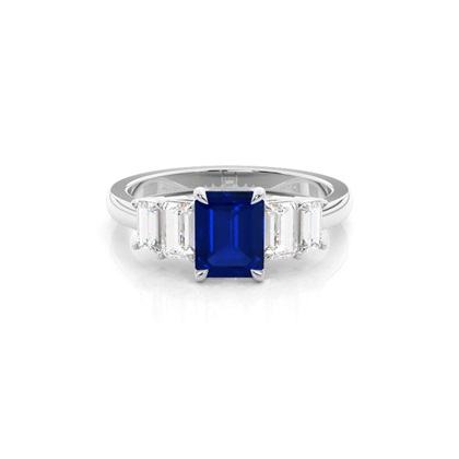 Baguette Diamond Engagement Rings 