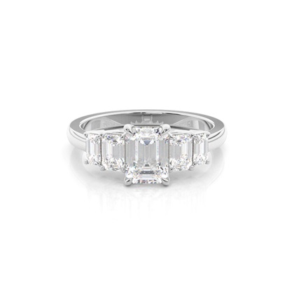 Baguette Cut Diamond Rings