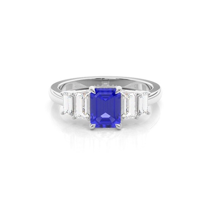 Baguette Diamond Engagement Rings 
