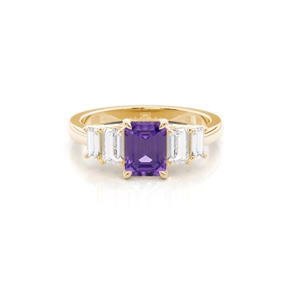 Baguette Diamond Engagement Rings 