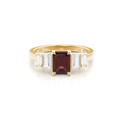 Baguette Diamond Engagement Rings 